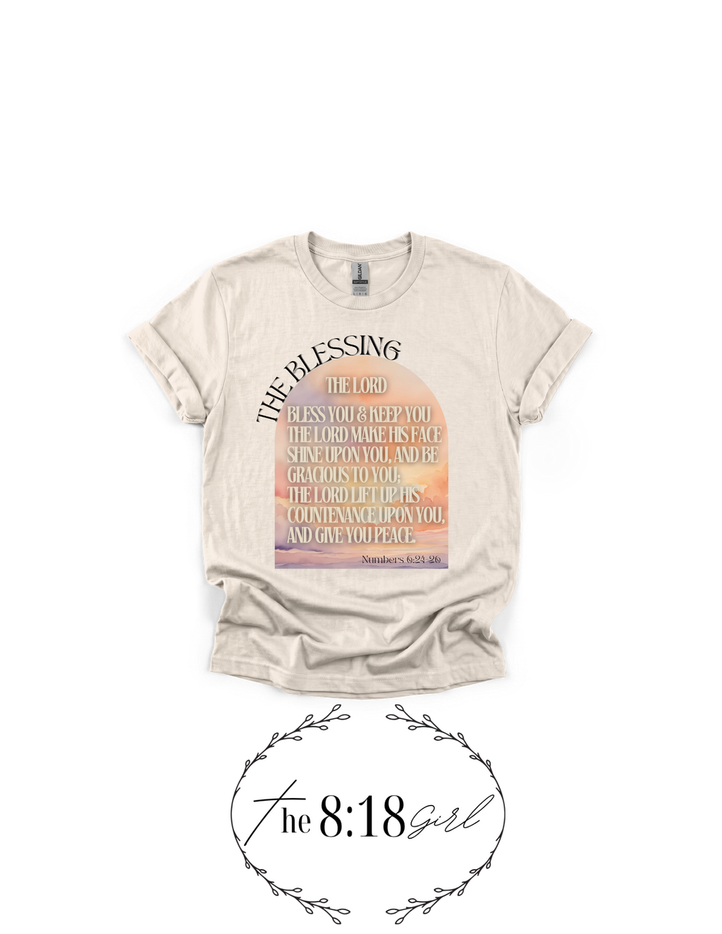 Numbers 6:24-26 Short Sleeve T-Shirt